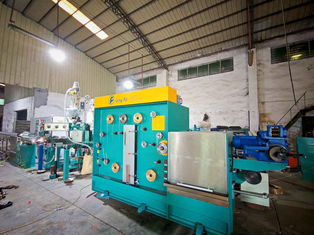 High-Speed LAN Cable Extrusion Line | φ65+φ40 Tandem Extrusion Line 1