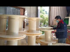 Cable Twisting machine and spool loading
