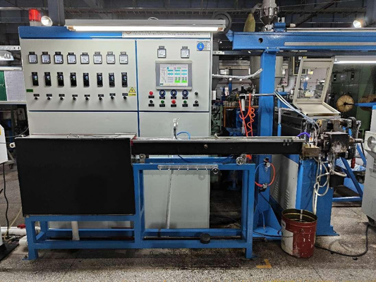 High Speed 60+35mm Insulation Wire Extrusion Line With Auto Take Up Machine