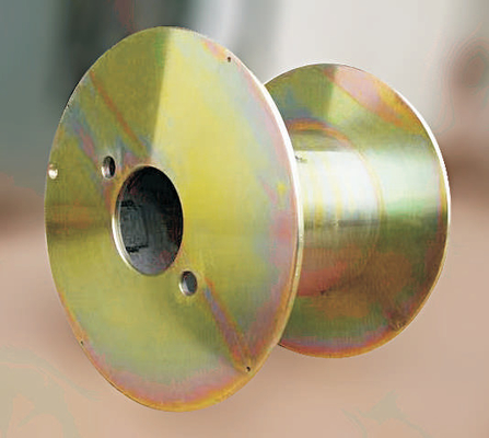 High Speed Customized Flat Steel Bobbin Spool Reel For Wire Cable Machine