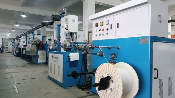 Network Cable Making Machine 50+35 PLC Control Wire Extrusion Line