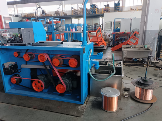 Copper Fine Wire Drawing Machine With Annealer