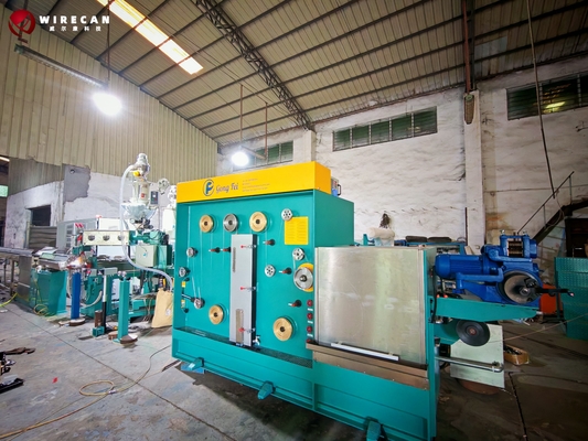 High-Speed LAN Cable Extrusion Line | φ65+φ40 Tandem Extrusion Line
