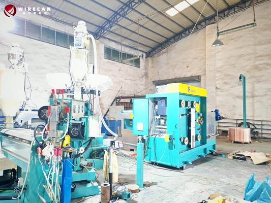 High-Speed LAN Cable Extrusion Line | φ65+φ40 Tandem Extrusion Line