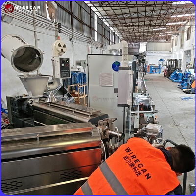 GF-80+60+50mm PLC Control Wire Extrusion Line For Building Wire Production