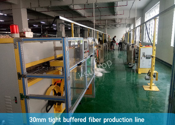30mm Loose Buffered Fiber Optic Cable Production Line With Semi - Auto Take Up