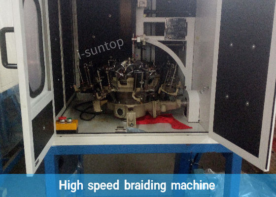Automatic 150rpm RG59 Coaxial Cable Braiding Machine CE Certification
