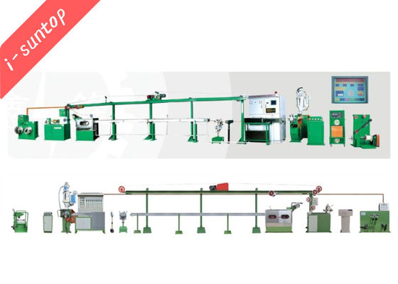 SGS 11kw Headphone PVC Wire Coating Machine Wire Production Line