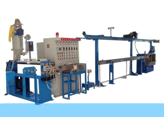 Chemical Foaming 15HP Coaxial Wire Extruder Machine Cable Production Line