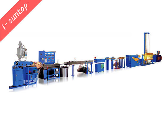 Automatic UL2488 Computer Flat Cable Extrusion Line Cable Manufacturing Equipment