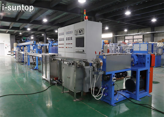 Simplex And Duplex Patch Cord Fiber Optic Cable Sheathing Line