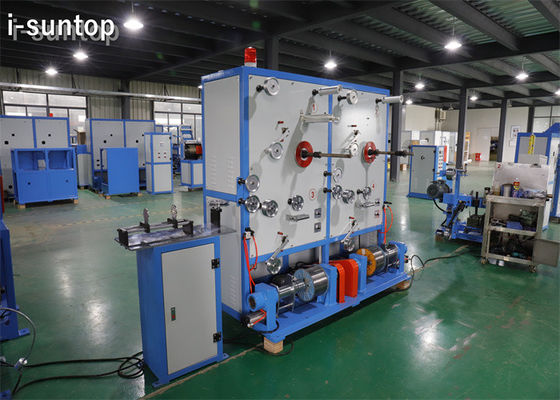 1-12 Cores FTTH Outdoor Indoor Drop Cable Manufacturing Machine