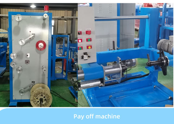 PN800 Indoor Fiber Optic Cable Production Line Coiling Rewinding Machine