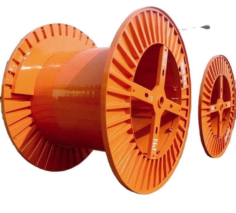 Corrugated Steel Bobbin Reel For Wire And Cable Making Machine