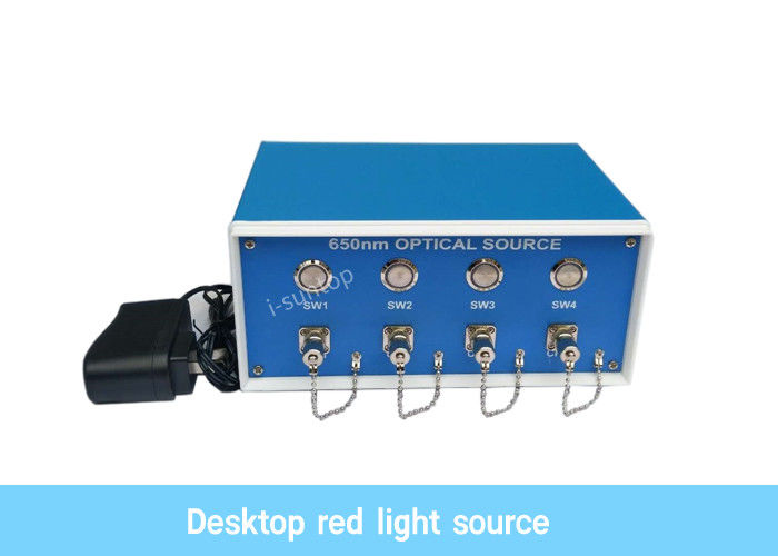 Desktop Four Channels Red Light Source Machine Fiber Patch Cord Making Machine
