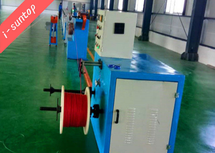 15kw 90kg/H Wire Manufacturing Machine Silicone Cable Extrusion Line